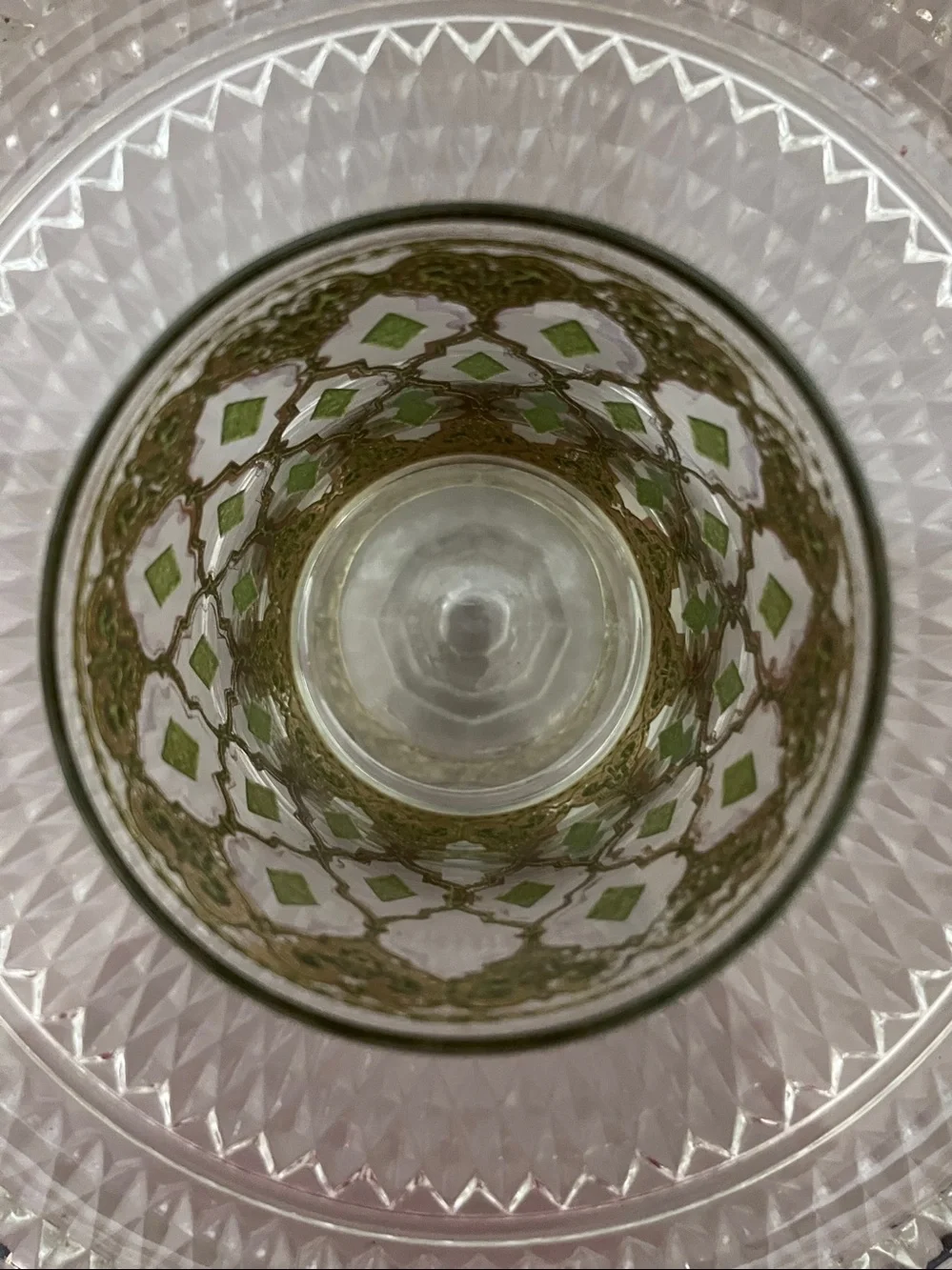 Vintage Culver Valencia lowball whiskey or rocks glass.